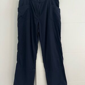 Women's Tilley Navy Nylon Cargo Pants